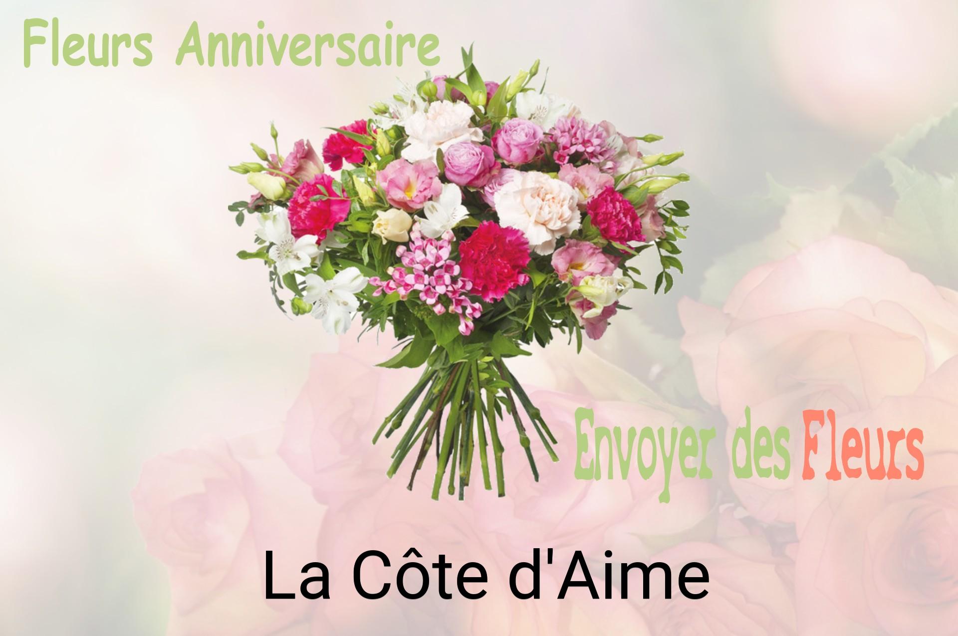 Bouquet de fleurs d’anniversaire livré à La Côte-d'Aime