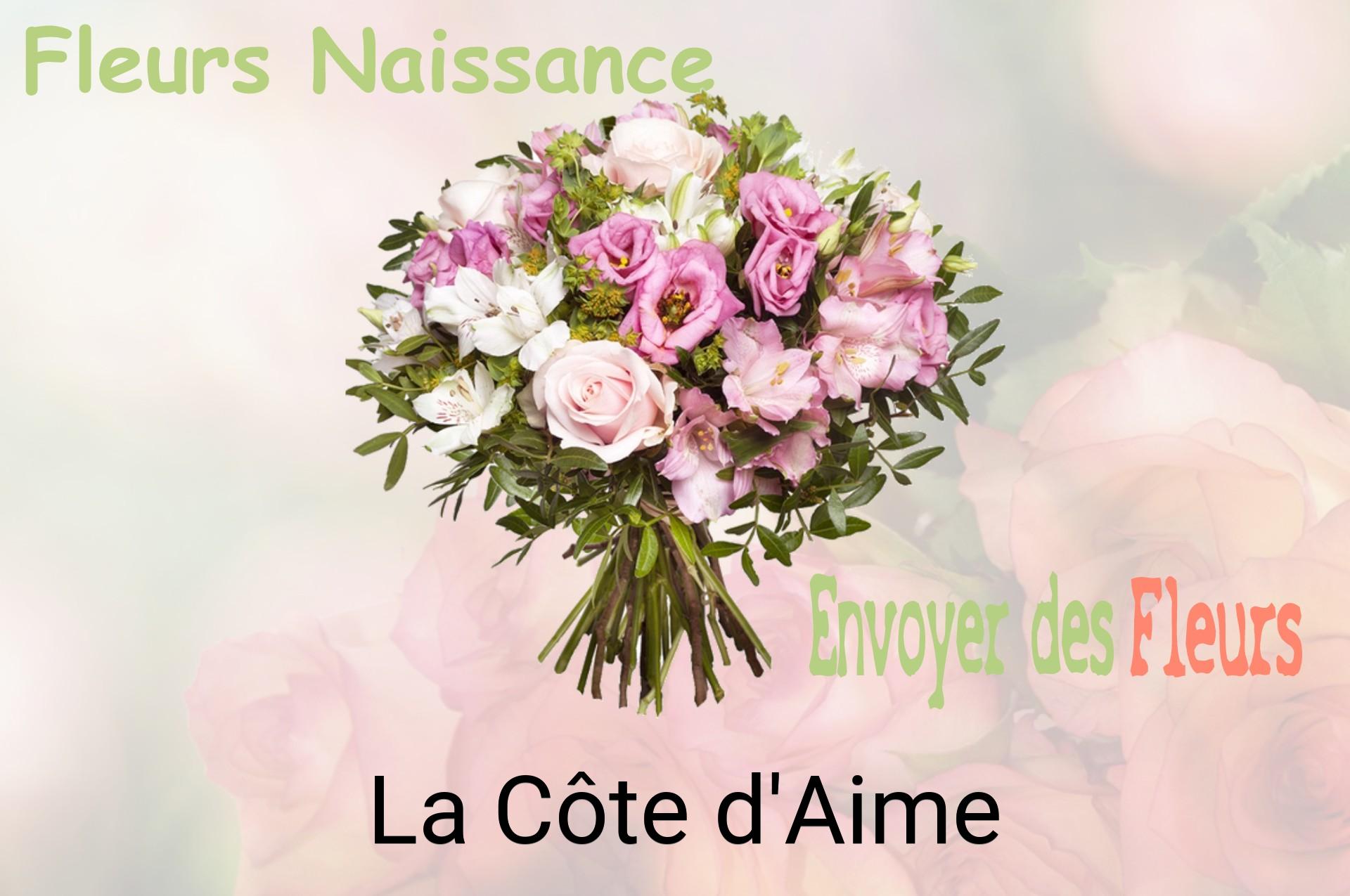 Bouquet de fleurs de naissance livré à La Côte-d'Aime